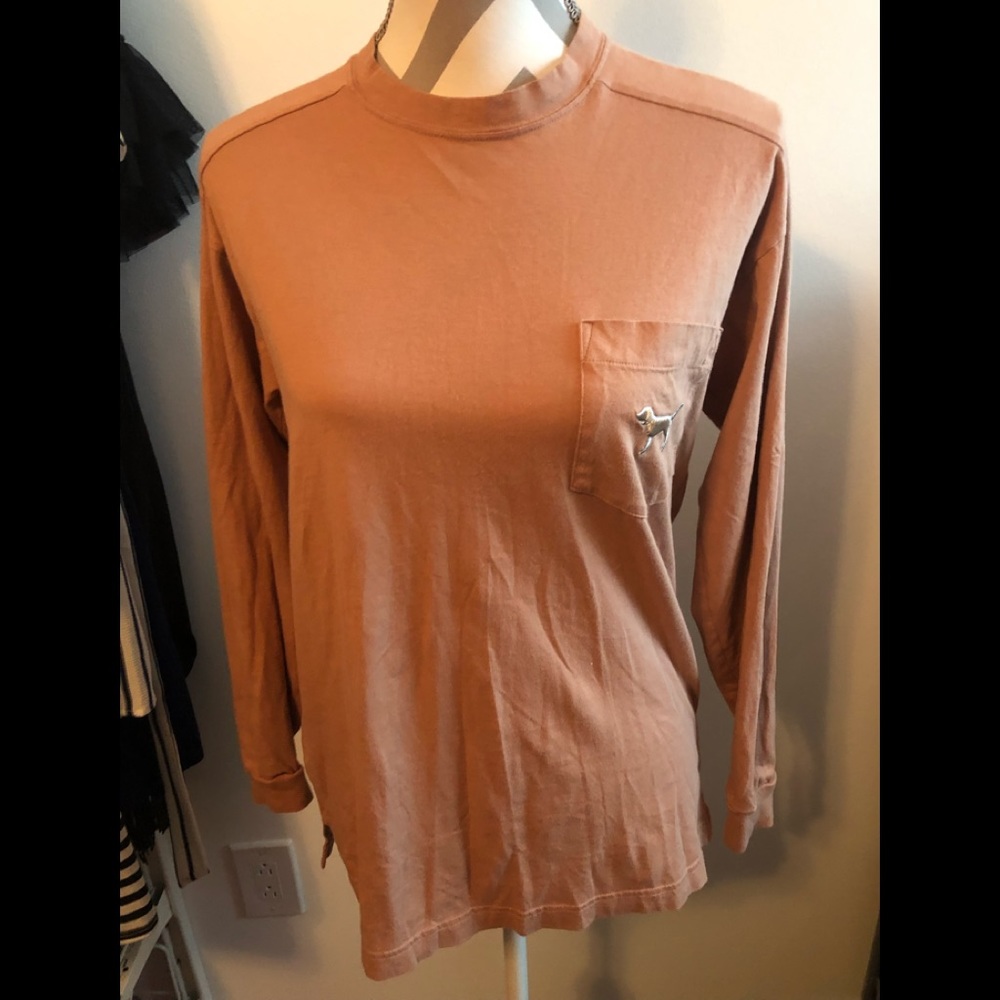 Pink long sleeve tee